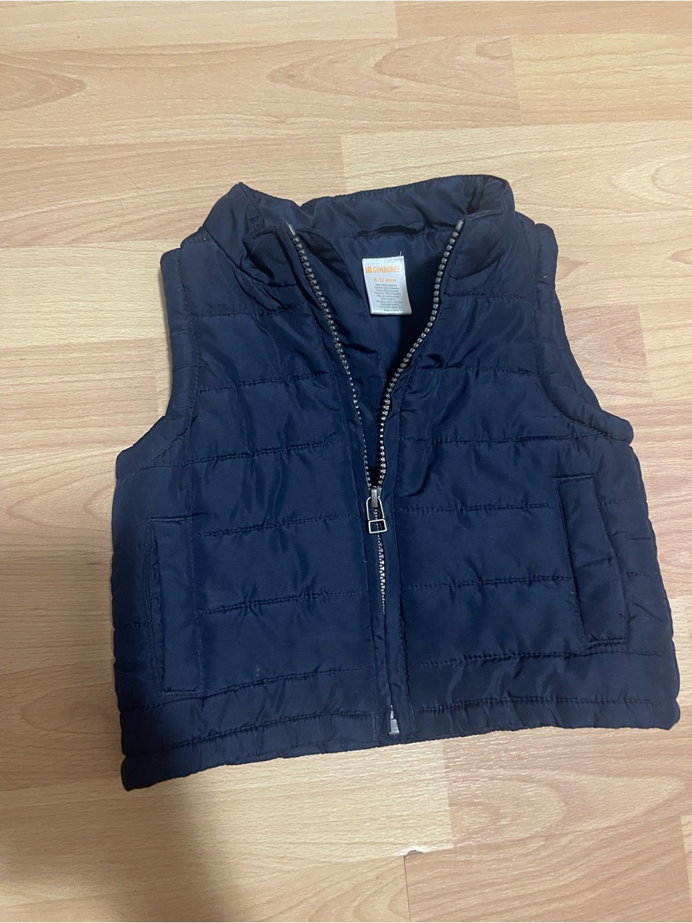 Gymboree Navy Quilted Puffer Vest